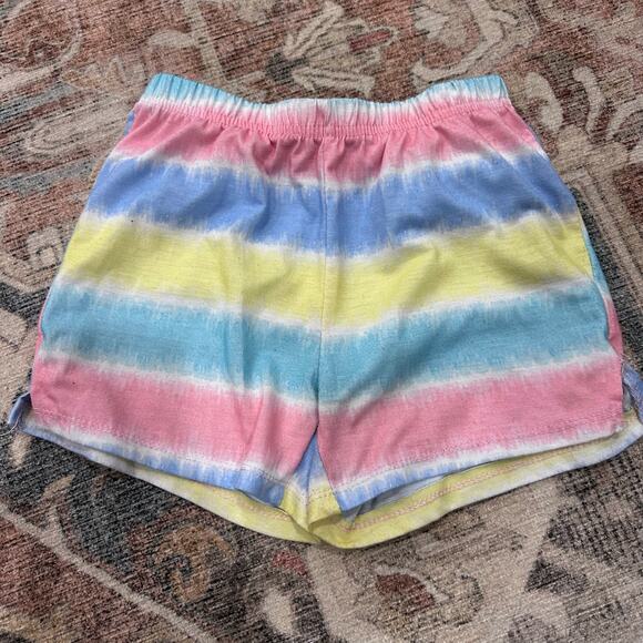 Wonder Nation Girls Pastel Color Block Pajama Set - M (7/8) - Picture 7 of 8